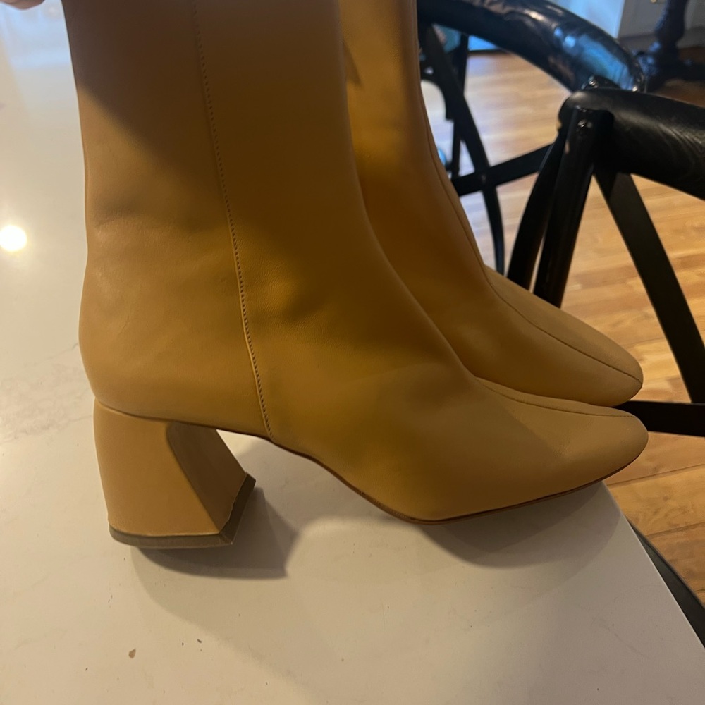 Zara Tan Ankle Boots